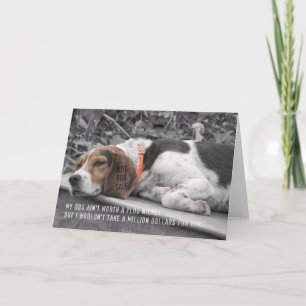 HOND HOND Wenskaart Bedankkaart