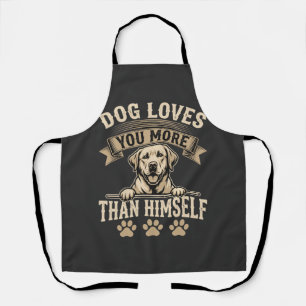 Hond Houdt Meer Van Jou Dan Van Zichzelf Vintage Schort