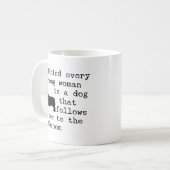 Hond Humor Quote - Corgi Koffiemok (Voorkant links)