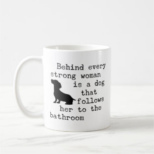 Hond Humor Quote - Teckel Koffiemok