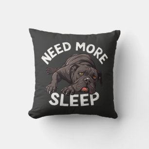 Hond illustratie Bulldog heeft meer slaap nodig vo Kussen