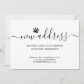 Hond in beweging aankondiging (Voorkant)