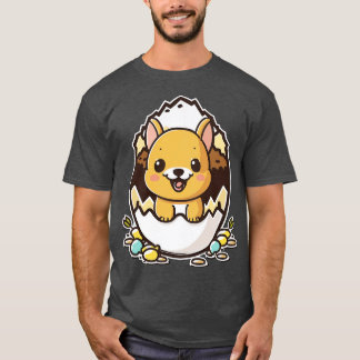 Hond in de Egg kawaii T-shirt