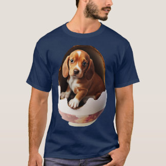 Hond in de eig Anubis japanese Sakura Cherry Bloss T-shirt