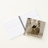 Hond in de winter notitieboek (Binnen)