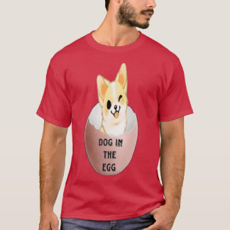 Hond in ei 48 t-shirt