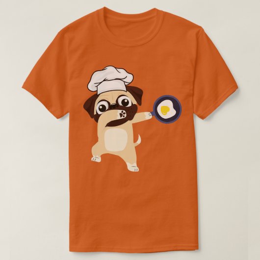 hond in het ei 208 t-shirt (Design voorkant)