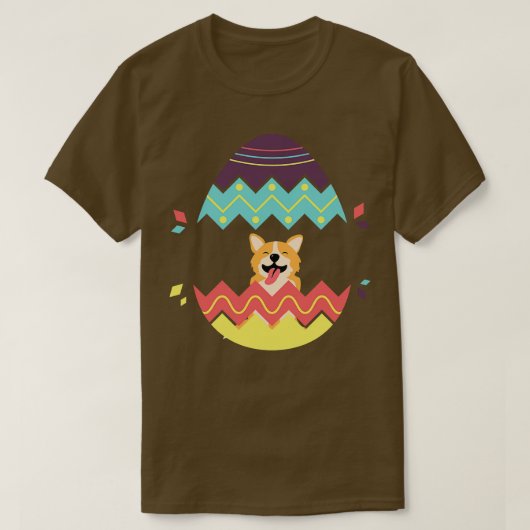 hond in het ei 227 t-shirt (Design voorkant)