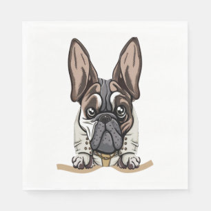 Hond in Pocket Funny Puppy voor Hondenliefhebbers  Servet