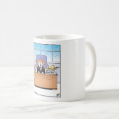 Hond Inbox en Outbox Accounting Koffiemok (Voorkant rechts)