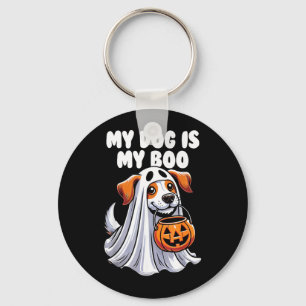 Hond Is Boo Geest Halloween Hond Liefhebber Hallow Sleutelhanger