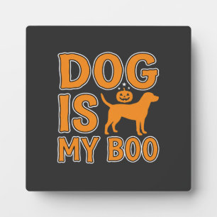 Hond Is Mijn Boo Halloween Hond Fotoplaat