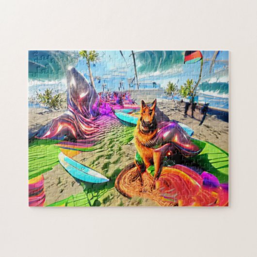 Hond Jigsaw Puzzel (Horizontaal)