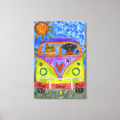 Hond & Kat Canvas 24 "x 36" (Voorkant)