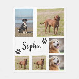 Hond Kat Foto Bedding Dekbed Met Tekst, Aangepast Fleece Deken