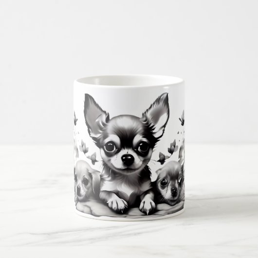 Hond & Kat Koffie Mok Design. (Center)