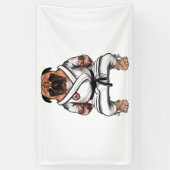 Hond kent Karate Spandoek (Verticaal)