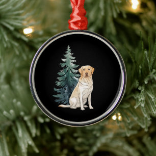 Hond Kerstboom Feest Hondenliefhebber Kerstmis Metalen Ornament