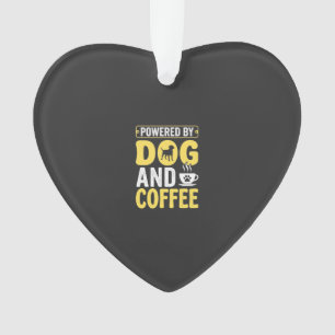 Hond Koffie Liefhebber Aangedreven Door Design Ornament