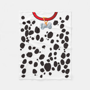 Hond kostuum Dalmations Spots Puppy Print Hallowee Fleece Deken