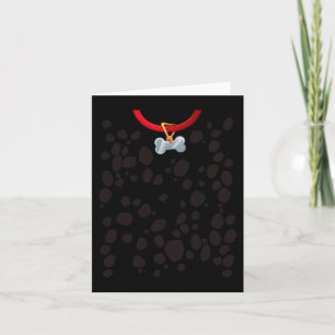 Hond kostuum Dalmations Spots Puppy Print Hallowee Kaart