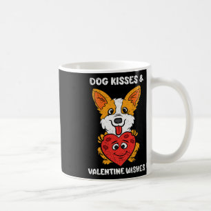 Hond Kusjes En Valentijnswensen Schattige Corgi Ha Koffiemok