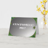 Hond Label camo stijl Kaart (Gele Bloem)