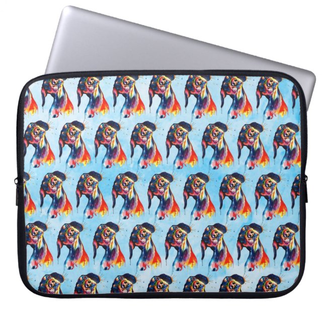 Hond Laptop Sleeve (Voorkant)