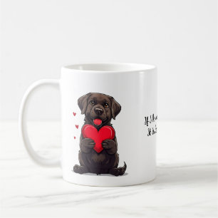 🐶 Hond Lie Quote Romantisch Cadeau-idee Koffiemok