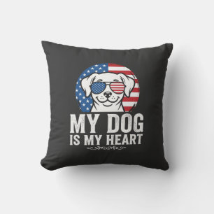 Hond Liefhebber Mijn Hond Is Mijn Hart Kussen