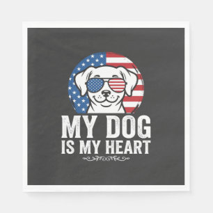 Hond Liefhebber Mijn Hond Is Mijn Hart Servet