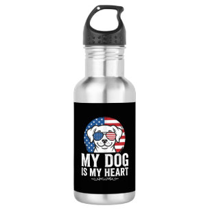Hond Liefhebber Mijn Hond Is Mijn Hart Waterfles