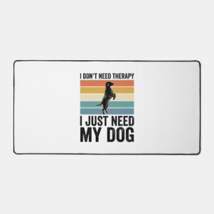 Hond Liefhebber Therapie Citaat Vintage Gravure On Bureaumat
