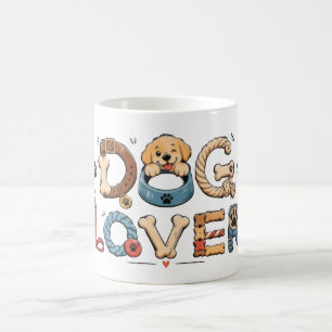 Hond Liefhebber Woord Kunst Koffiemok