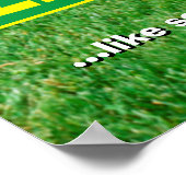 Hond loopt in de baard poster (Hoek)