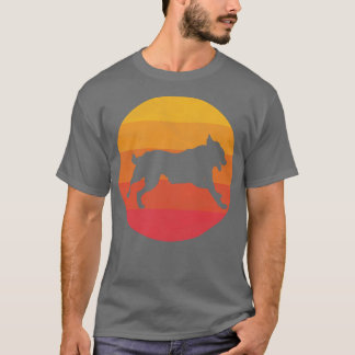 Hond loopt t-shirt