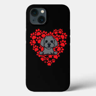 Hond Maltese Lapdog Liefhebbers Loveheart 3 iPhone 13 Hoesje