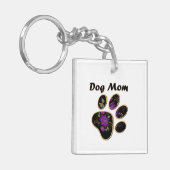 Hond Mam Met Poot Sleutelhanger (Voorkant Links)