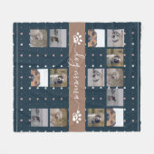 Hond Mama, 5 Foto Fleece Deken (Voorkant (Horizontaal))
