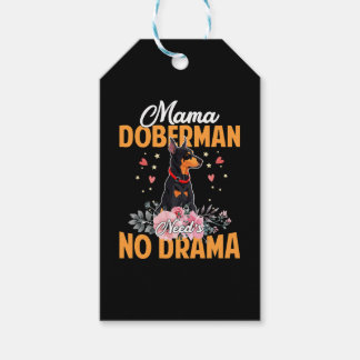Hond Mama Doberman Heeft Geen Dramafunnycute Mommy Cadeaulabel
