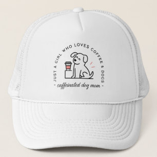 Hond mama grappige koffie liefhebbers meisjesachti trucker pet