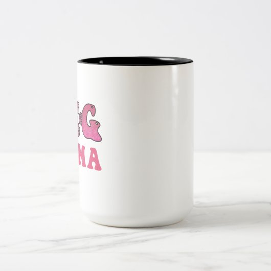 Hond Mama-Pet-Funny Tweekleurige Koffiemok (Center)