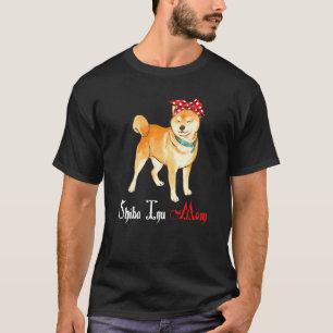 Hond Mama Puppy Mam Shiba Inu T-shirt
