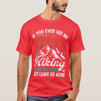 Hond Mama Wandelen met Hond Mountaineer Mount Clim T-shirt
