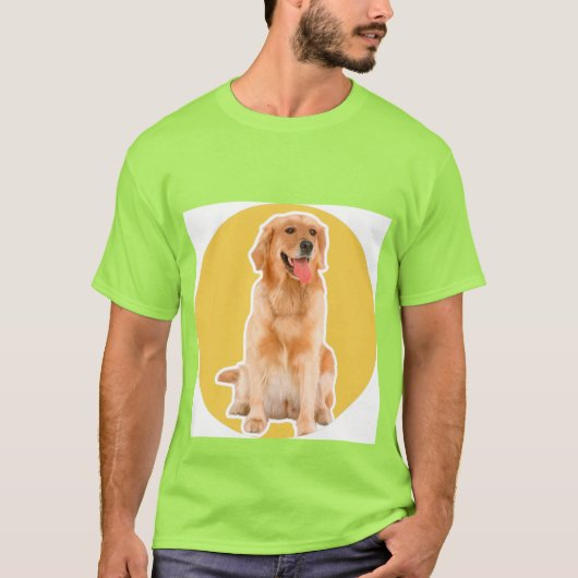 Hond Mannen T-shirt (Voorkant)