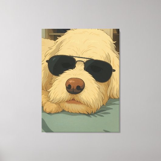 Hond Max Canvas Afdruk (Voorkant)