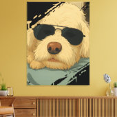 Hond Max Canvas Afdruk (Insitu (Woonkamer))