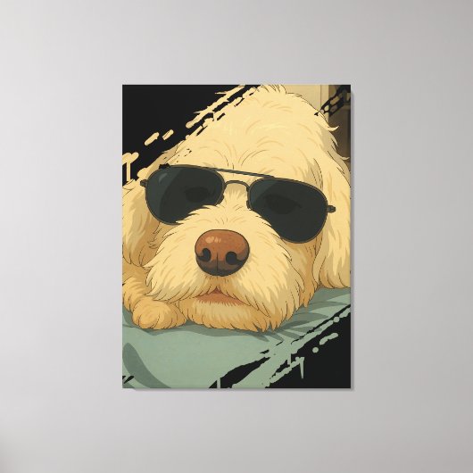 Hond Max Canvas Afdruk (Voorkant)