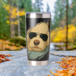 Hond Max Geïsoleerde Tumbler Geïsoleerde Drinkbeker
