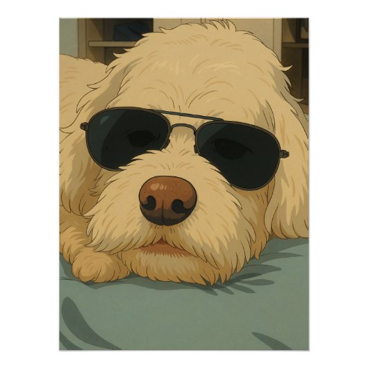 Hond Max Perfect Poster (Voorkant)